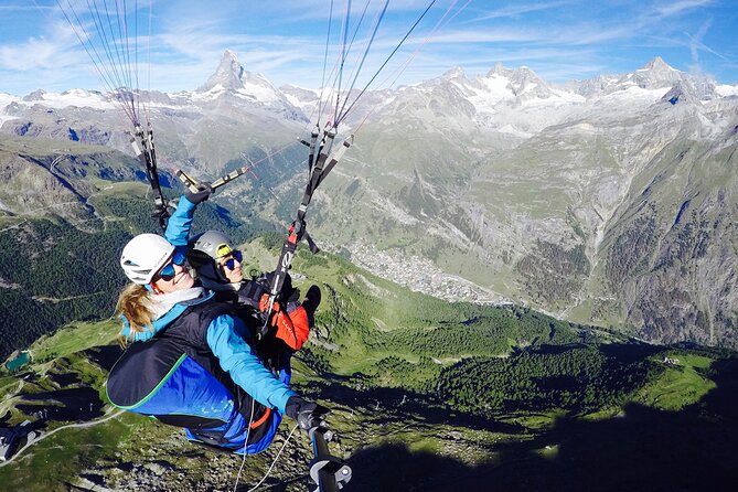 20 to 25 Minute Tandem Paragliding in Zermatt and Matterhorn View - Price of $370.68: what’s included and what can cost extra
