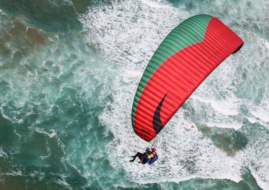 Adventure Tandem Paragliding Flight - Meet at the Dolphin Paragliding Tent (and Get Organized Fast)