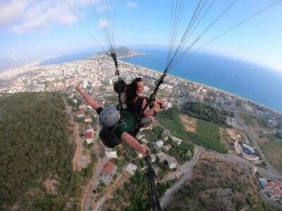 Alanya: Tandem Paragliding from 700m with Meeting or Pick Up - Pickup, Coach Ride, and the Alanya Scenic Stop