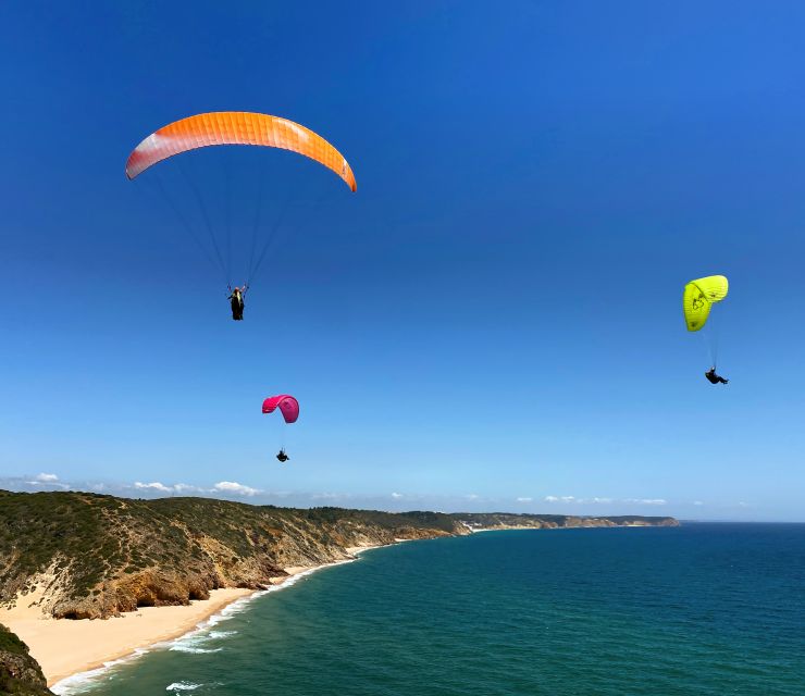 Algarve Coast: Paragliding Experience - The Algarve Views: Beaches, Red Cliffs, and Sea Colors From Above