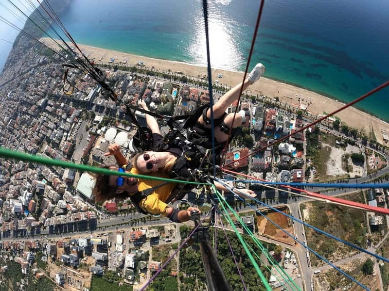 Antalya-Belek-City of Side: Tandem Paragliding With Transfer - From Antalya pickup to Alanya skies