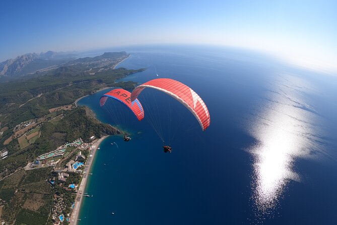 Antalya Tahtalı Summit Tandem Paragliding with Cable Car Transfer - The launch and the 25–40 minute glide over the coast