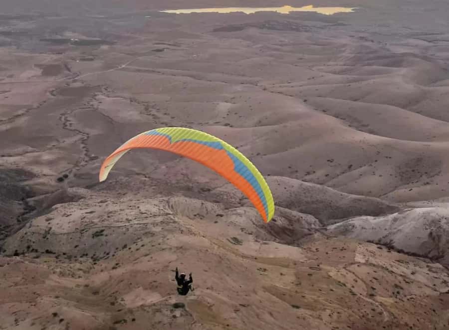 Atlas Paragliding & Agafay Desert Adventure from Marrakech - Mint tea in a Berber tent: the calm reset after adrenaline