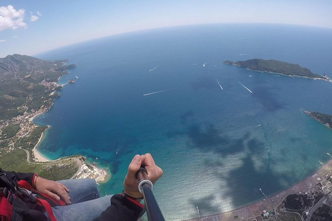 Bečići Standard Paragliding Montenegro /All-inclusive - The Flight Itself: 15 Minutes Over Water and Town