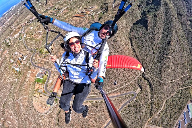 BRONZE tandem paragliding flight in South Tenerife, free pick up - The Ride Over Costa Adeje: Thermals, Commentary, and Time Aloft