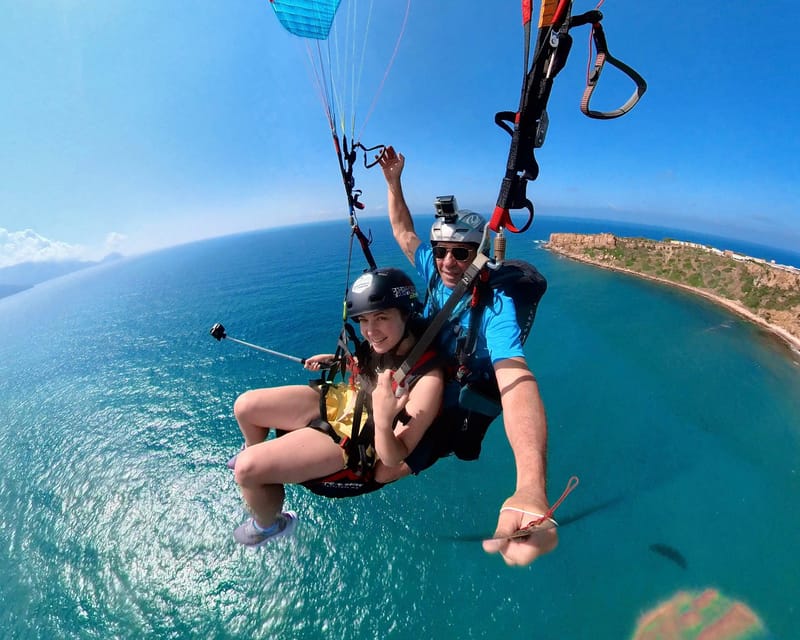 Cefalù: tandem paragliding flight and insta360 video - Logistics that make a difference more than you think