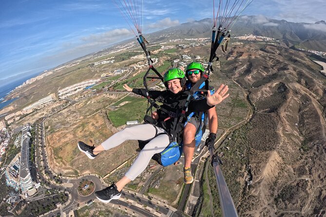 Costa Adeje paragliding, the best tandem flight in Tenerife - Meeting Point at TU TREBOL Adeje and Pickup in Costa Adeje
