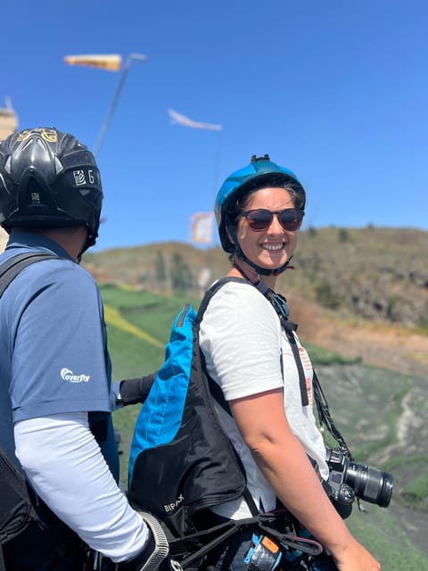 Costa Adeje: Tandem Paragliding Flight - The views: Adeje town, Barranco del Infierno, Tejina mountain, and the sea