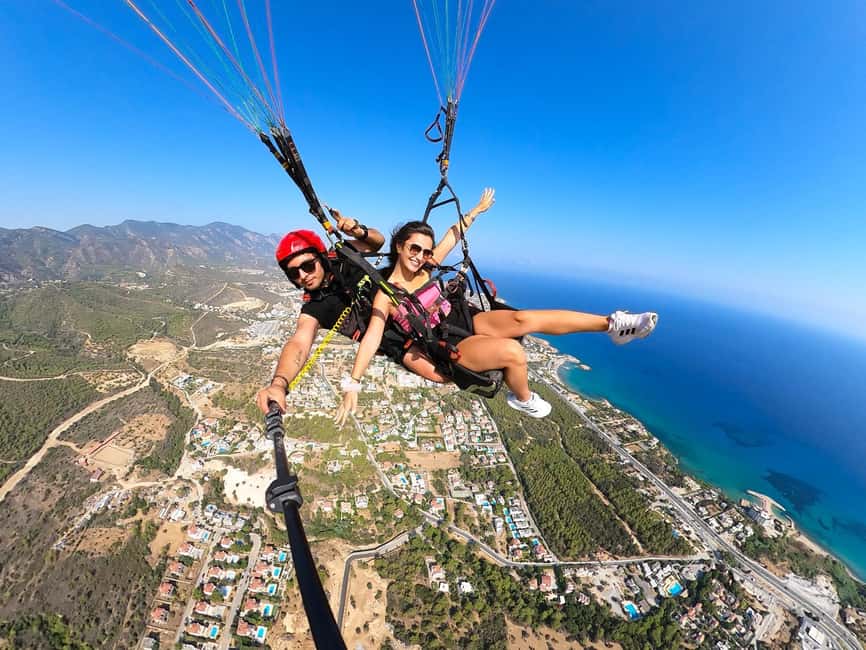 CYPRUS: Tandem Paragliding Experience - Photos and videos: plan for the no-camera rule