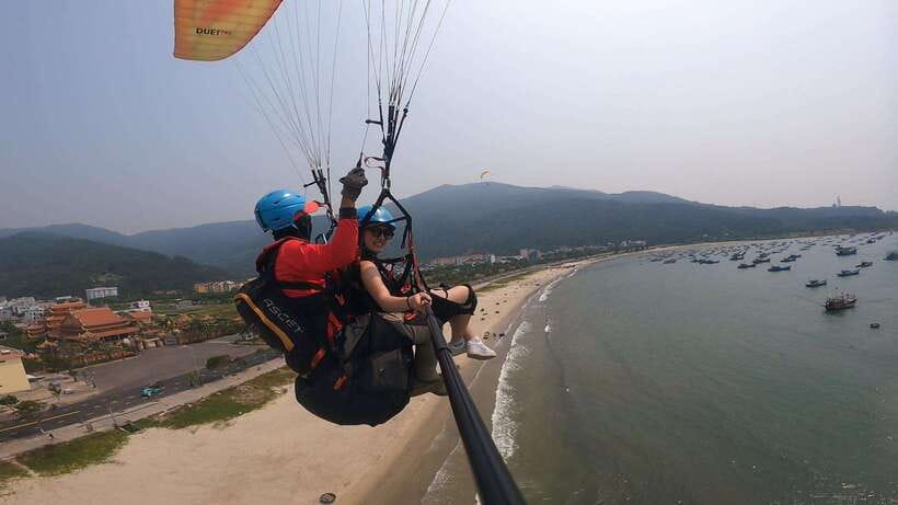 Da Nang Private paragliding experience on Monkey Mountain - GoPro filming and why the footage feels like part of the value