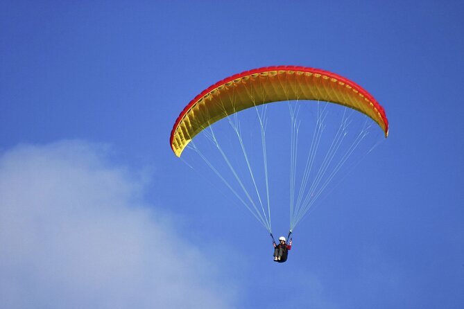 Fly Over Agafay Desert Paragliding with Atlas Mountain Views - Entering Agafay From the Sky at Golden Hour
