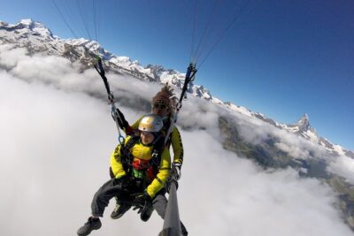 FLYMATTERHORN VIP Paragliding from Zermatt, With Matterhorn View - Safety Setup You Can Feel Good About (Helmets, Harness, and a Real Briefing)