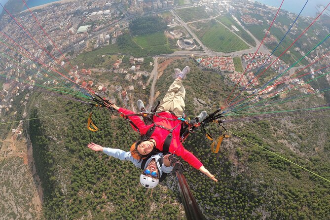 From Antalya Alanya Tandem Paragliding With Beach Visit - The Flight: What You’ll See Above Cleopatra’s Bay