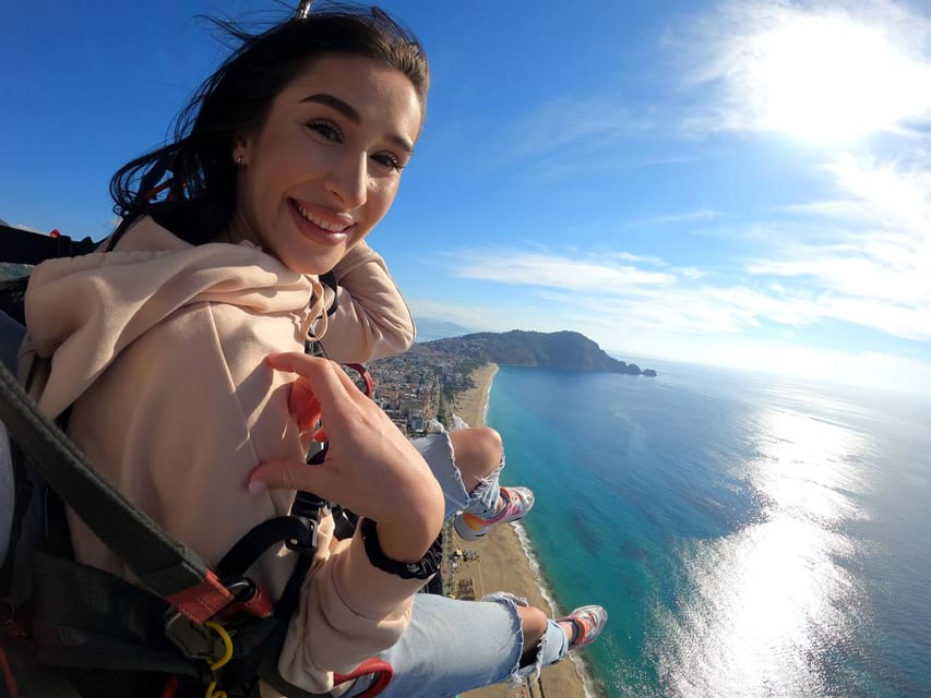 From City of Side: Alanya Tandem Paragliding w/ Beach Visit - Price and value: $94 plus extras you should budget for