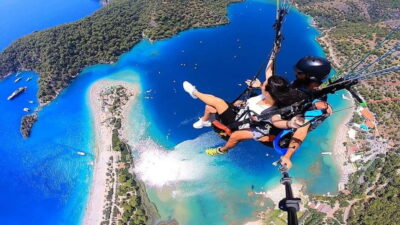 From Marmaris: Fethiye Paragliding Experience w/Lunch - Above the Blue Lagoon: what you’ll see and how it feels