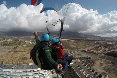 High Performance Paragliding Tandem Flight in Tenerife South - Going From the Meeting Point to Takeoff Without Stress