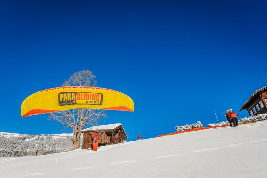Interlaken: Tandem Paragliding Flight - In the Air: 10–20 Minutes of Jungfrau Region Views