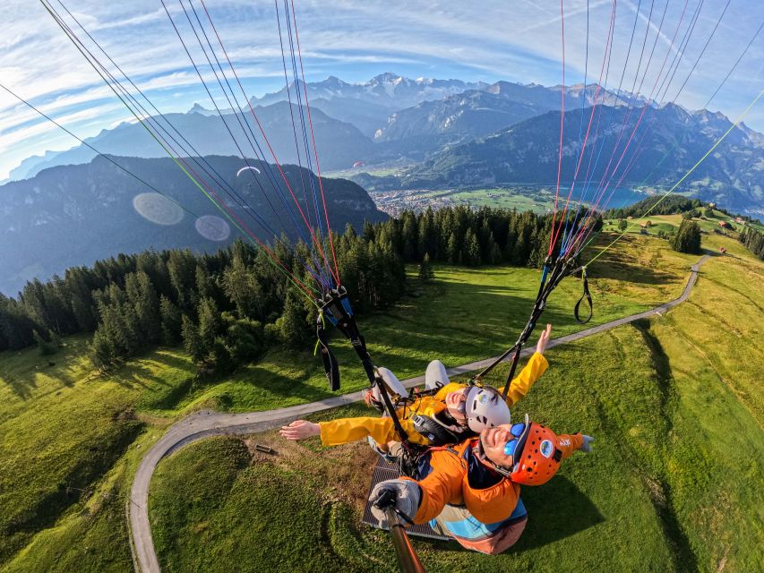 Interlaken: Tandem Paragliding Flight with Pilot - The Flight: Lake Thun, Alpine Peaks, and Pick-Your-Intensity