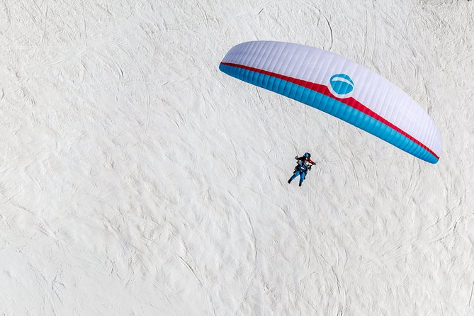 Klosters Tandem Paragliding Flight from Gotschna - In-Flight Experience: Smooth Glide, Steering If You Want It