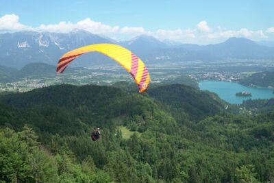 Lake Bled Tandem Paragliding - Getting there: pickup, the 15-minute countryside drive, and the takeoff hill