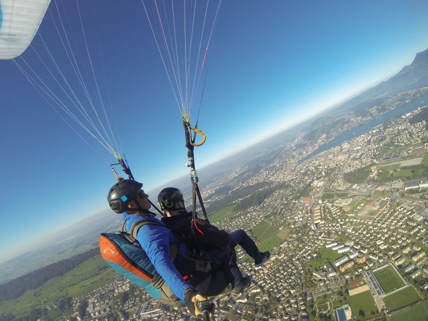 Lucerne: Tandem-Paragliding Flight - From Zentralstrasse and Stans to the Launch: How the 2.5 Hours Actually Works