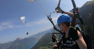 Lucerne: Tandem-Paragliding Flight - The Run, the Lift-Off, and What It Feels Like in Your Body