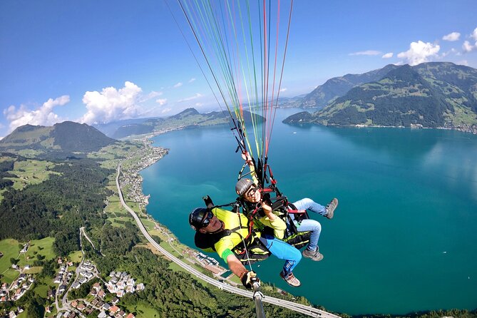 Luzern / Lucerne Professional Paragliding Tandem Flights - Tandem Paragliding Over Lucerne: What the SkyGlide experience feels like