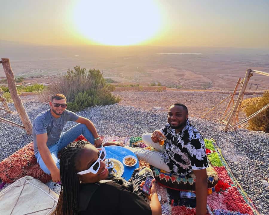 Marrakech: Atlas Mountains Paragliding Tour with Video - The 15-minute flight over Mount Toubkal and the dam