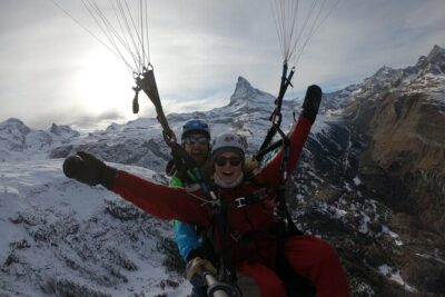 Matterhorn Paragliding flight in Zermatt (20-25min) - Getting to takeoff: Rothorn, Gornergrat, or Riffelberg (seasonal)