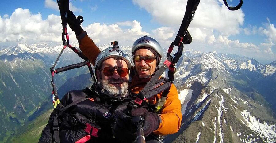 Mayrhofen: Paragliding Flight Experience Over Mountains - Stocky Air Check-In and Getting Fitted for the Harness