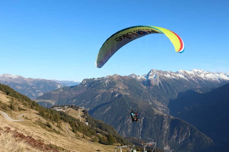 Mayrhofen: Private Paragliding Flight - All Levels - Freedom - Suit up, then step into the takeoff moment