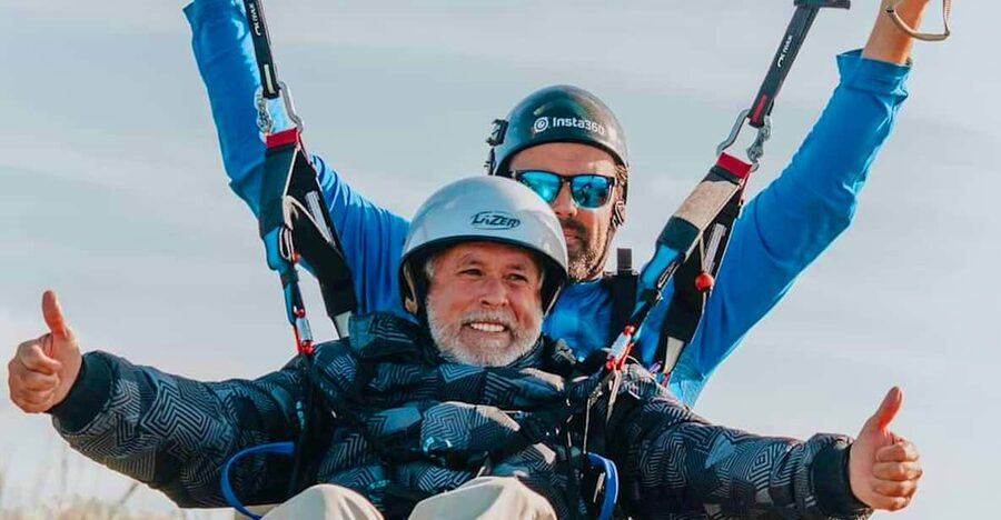 Nazare: Paragliding tandem flight - Up in the air for about 20 minutes: the views and the sensations
