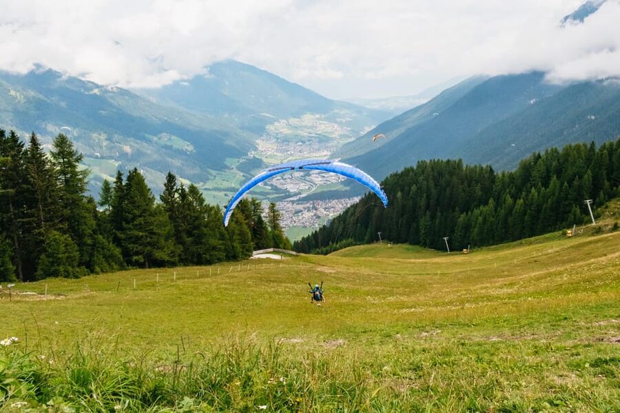 Neustift im Stubaital: Tandem Paragliding Flight - Landing back at Elferlifte: gentle finish, real adrenaline moments