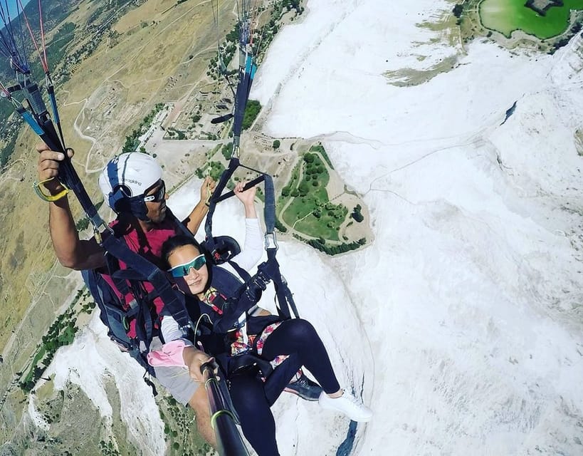 Pamukkale: Tandem Paragliding with Ancient Hierapolis Views - Landing and those photos: great memories, extra cost