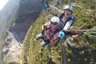 paragliding at the mountains with hotel pickup - From Chaplins Salou to the Mountains: How the Day Flows