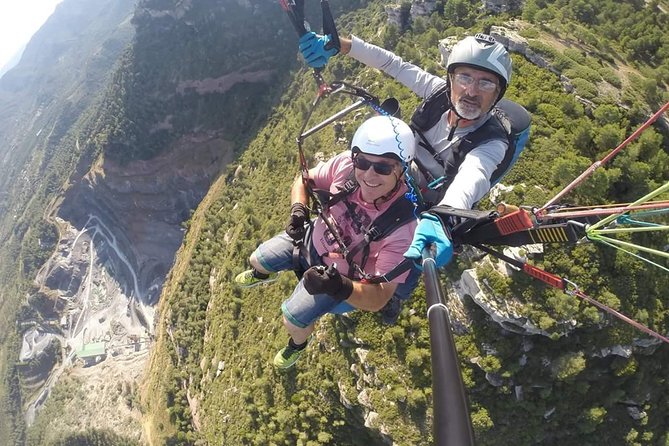 paragliding at the mountains with hotel pickup - From Chaplins Salou to the Mountains: How the Day Flows