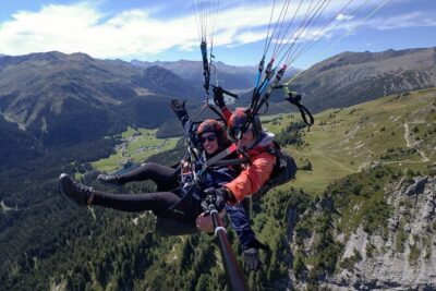 Paragliding Davos Early Bird (Video & Photos Included) - Jakobshorn takeoff and the feel of a 1,000-meter drop