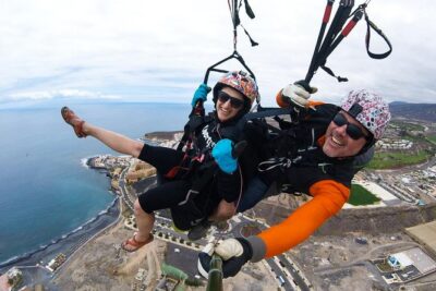 Paragliding Epic Experience in Tenerife with the Spanish Champion Team - Fotovuelo Paragliding Meeting Point and the Ride From Adeje