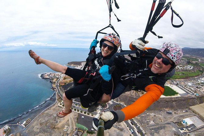 Paragliding Epic Experience in Tenerife with the Spanish Champion Team - Fotovuelo Paragliding Meeting Point and the Ride From Adeje