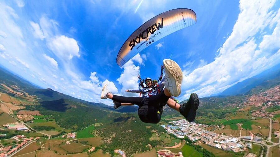 Paragliding: Experience the magic of flying near Barcelona. Report included - Why the Gear, Pilot, and Assisted Takeoff Matter for First-Timers