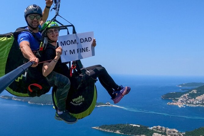 Paragliding in Budva with Certified Pilot (Free Pick-Up Included) - The flight over the Budva Riviera: bird’s-eye views that feel real