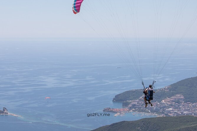 Paragliding in Budva with Certified Pilot (Free Pick-Up Included) - Photos and video are not included: plan your keepsakes