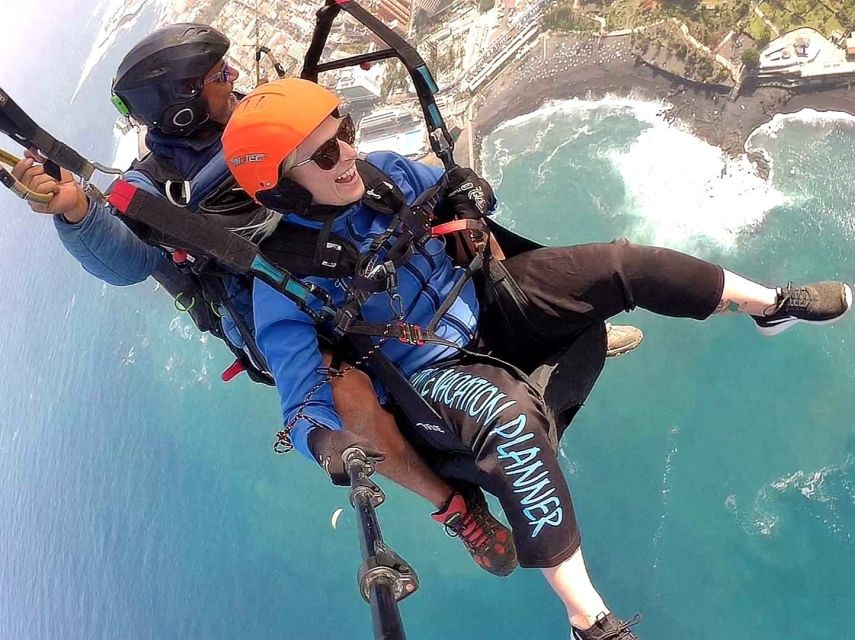 Paragliding in Puerto de la Cruz: start from 2200m high - Puerto de la Cruz pickup, then a van up toward Teide