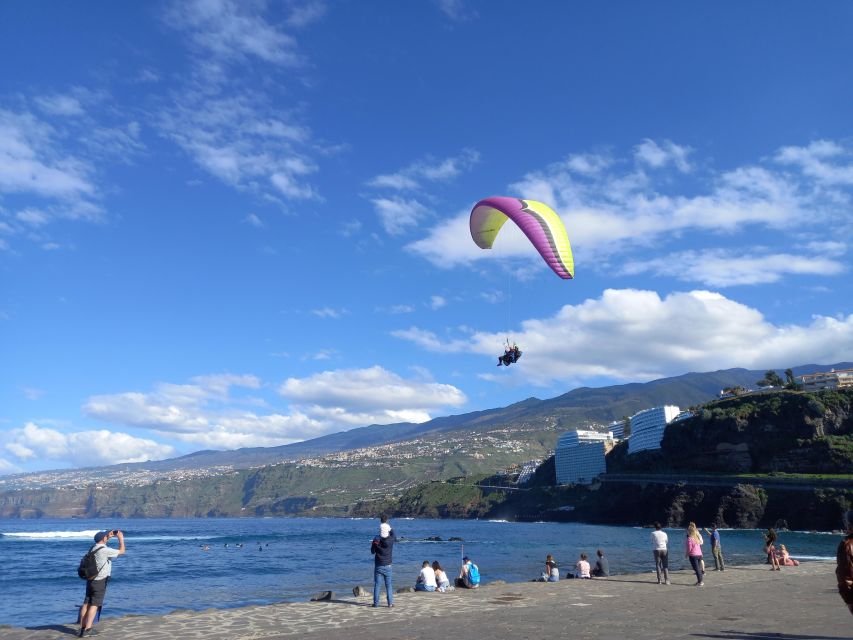 Paragliding in Puerto de la Cruz: start from 2200m high - 25–35 minutes in the air: what the views are really like