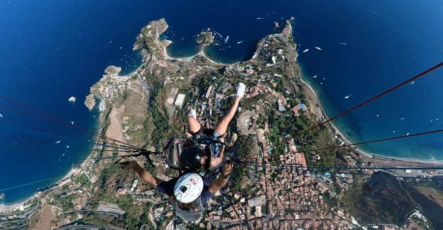 Paragliding Tandem Taormina + Video/Foto e GoPro + Acrobazia - The Van Ride: It’s Not Just Transport