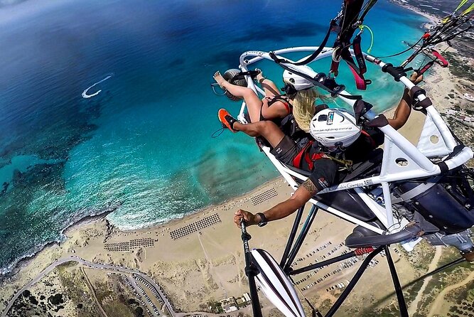 Paragliding Tours in Crete - What a tandem paratrike flight feels like over Chania