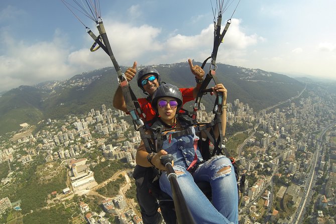 Paragliding Trip Over Lebanon - Jounieh Bay - Harissa launch and the Jounieh Bay setting you’ll remember