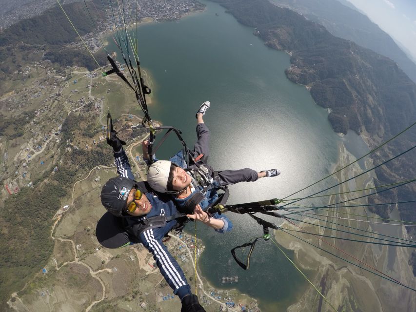 Pokhara: 30-Minute Tandem Paraglide - What You See Over Pokhara: Peaks, Lake, Monasteries, and Jungle Greens