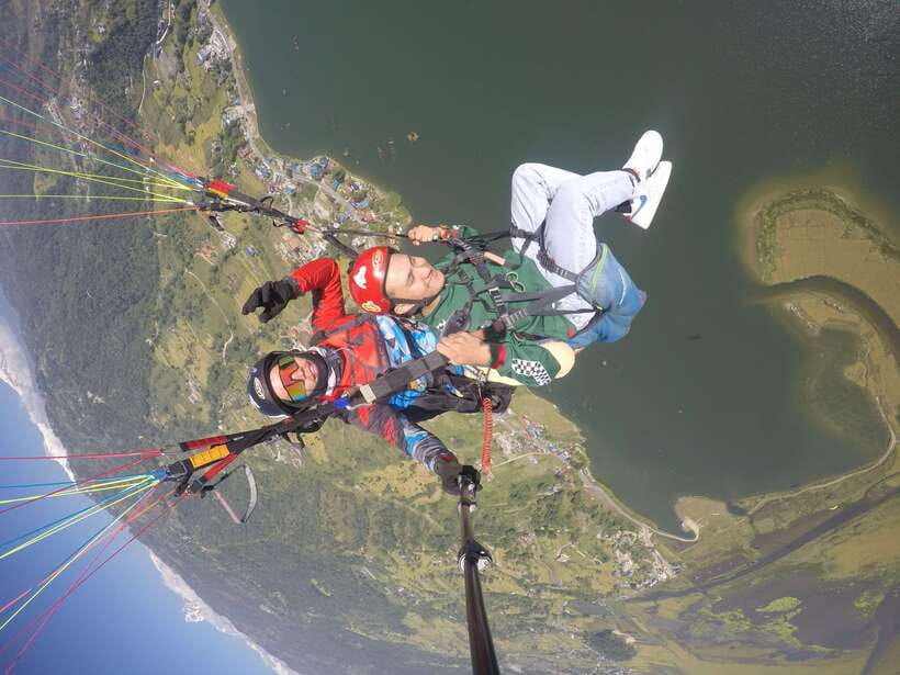 Pokhara: Paragliding, Bungy Jump and Zipline Combo Adventure - First stop: Sarangkot, where the air starts