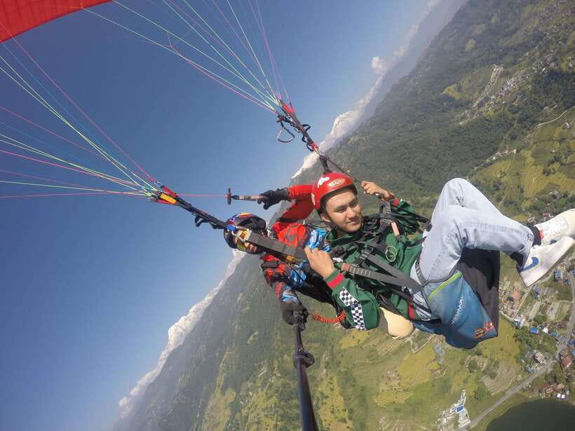 Pokhara: Paragliding, Bungy Jump and Zipline Combo Adventure - Paragliding with a pilot: 30 minutes of “I’m floating”